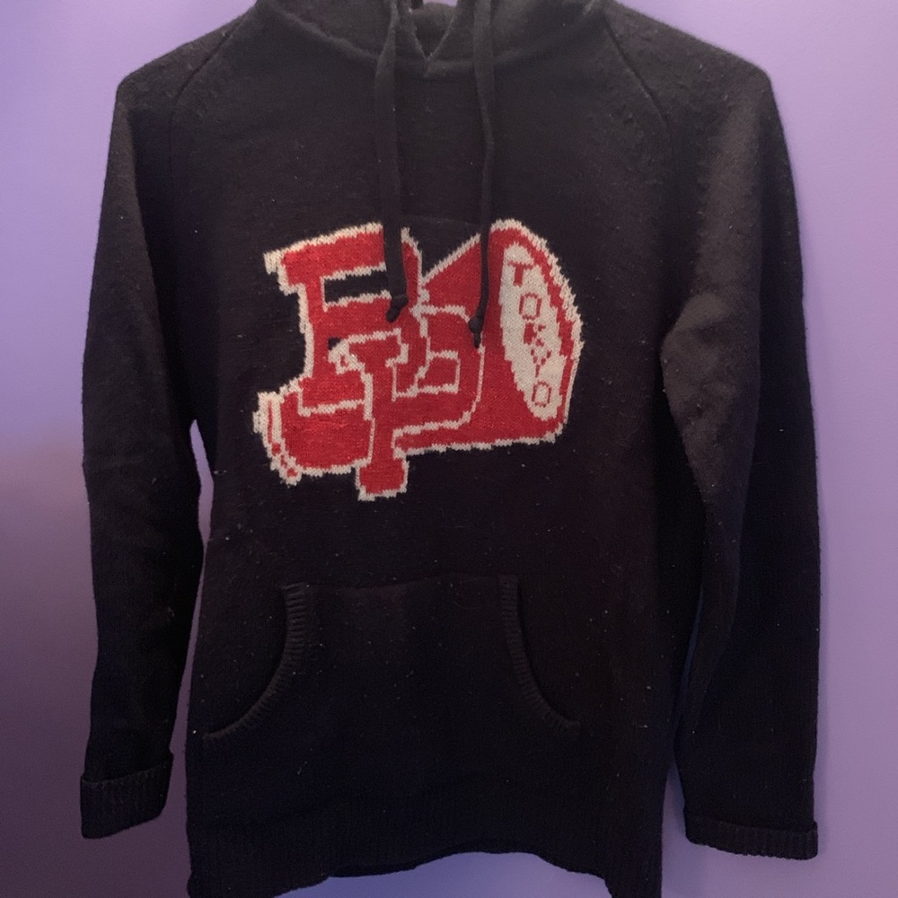 Black hoodie